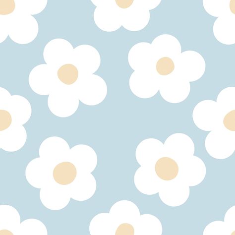 Cute Painting Patterns, Posters To Paint, Soft Blue Wallpaper, Marshmallow Clouds, Kid Wallpaper, Bedroom For Girls Kids, Preppy Wallpapers, Wallpaper For Kids, Hallway Wallpaper