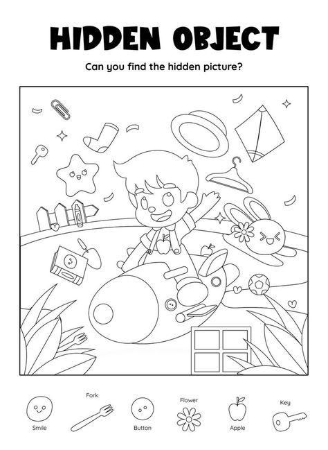 Looking for a fun and educational activity for your kids? Our hidden object games worksheets are perfect for improving their observation skills and concentration. Get started with these engaging worksheets today and watch your child's attention to detail soar! #PuzzlePlay #SeekAndFind #BrainTeaserFun #hiddenobjectgames Hidden Picture Worksheet, Find The Hidden Objects Worksheet, Find The Objects Hidden Pictures, Find The Hidden Object Pictures Puzzles, Seek And Find Printables Hidden Pictures, Finish The Picture Printable, Hidden Pictures Printables Free For Kids, Hidden Objects Printables Free, Hidden Objects Worksheets