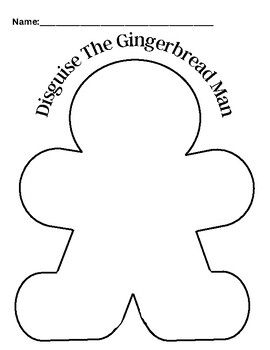 Decorate The Gingerbread Man, Disguise The Gingerbread Man, Holiday Activity Christmas Cookie Craft Preschool, Handprint Christmas Crafts For Toddlers, December Prek Crafts, Disguise A Gingerbread Man Template, December Pre K Activities, Gingerbread Lesson Plans For Toddlers, Gingerbread Classroom Activities, December Curriculum For Toddlers, Gingerbread House Activities For Kids