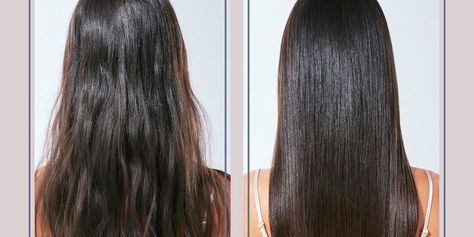 7 Hair Gloss Before-and-After Pictures That Will Have You Booking an Appointment ASAP Gloss Before And After Hair, Brunette Gloss Before And After, Hair Glossing Before And After Brunettes, Hair Glossing Before And After, Pale Complexion, Tinted Gloss, Hair Gloss, Coily Hair, Color Treated Hair