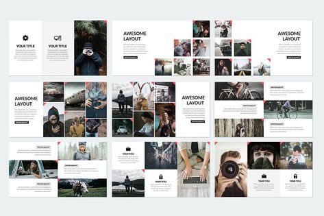 Magazine Layout Inspiration, Photobook Layout, Mailer Design, Presentation Design Layout, Photo Album Layout, Photo Album Design, Portfolio Design Layout, All Elements, Powerpoint Design Templates