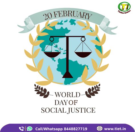 Equality of Opportunity is the Essence of Social Justice. Let's pledge to provide equal opportunity to all in society. #WorldDayofSocialJustice #SocialJustice #TickooInstitute #TIET World Day Of Social Justice, Emerging Technologies, World Days, Equal Opportunity, Emerging Technology, Computer Programming, Social Justice, Leadership, Essence