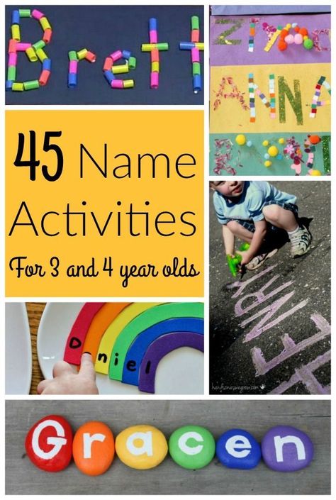 These are AWESOME name activities for preschoolers! Learning name letters is a great way for kids to start learning letter recognition. Plus it is fun to teach kids their names! Name Activities For Preschoolers, Logan Michael, Preschool Readiness, Homeschool Toddler, Name Activities Preschool, Family Daycare, Teaching Abcs, Teaching Handwriting, Preschool Names