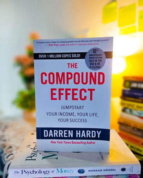 Have you ever wonder how small habits can lead to massive success??? ✨ The Compound Effect by Darren Hardy dives into how small, consistent actions can transform your life... 📕Title: The Compound Effect ✍️Author: Darren Hardy 💡Genre: Self-help, Personal development ⏩The book emphasizes that success isn't achieved through big leaps but through the steady accumulation of small, positive choices. ⏩What I loved most? It’s not just theory—this book is packed with practical tips you can start... The Compound Effect Book, Compound Effect Book, The Compound Effect, Book Seller, Compound Effect, Darren Hardy, Small Habits, Morgan Housel, Goal Achievement