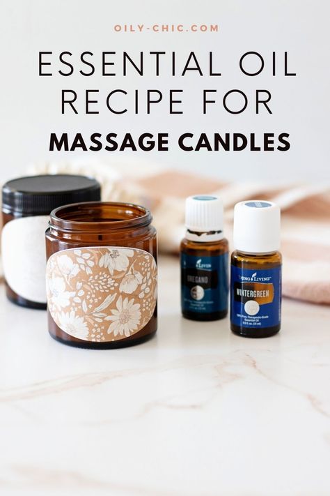 Massage Oil Candle Recipe, Lotion Candle Recipe, Massage Oil Candle Diy, Homemade Essential Oil Candles, Diy Massage Oil Recipes, Diy Massage Candle, Massage Candle Recipe, Essential Oil Massage, Candle Recipe