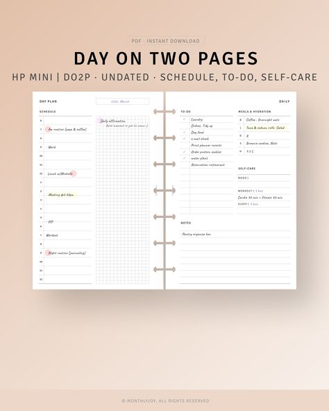 Daily Planner Template