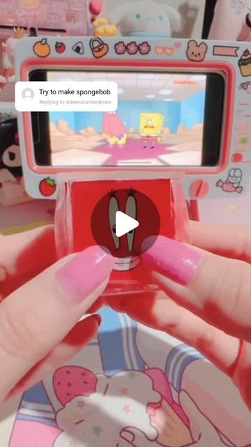 Hayat Hayat on Instagram: "Fun with SpongeBob 🧽 with Nano Tape 📼  #nanotape  #nanotapebubbles  #viralvideos  #trending  #satisfying  #relaxing  #orbeez #oddlysatisfying  #fyp  #crafts  #creativity" Nano Tape Ideas, Nano Tape Crafts, Tape Crafts, Oddly Satisfying, Cute Crafts, Viral Videos, Making Out, Sofia, Bubbles