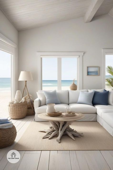 Ever feel like your home needs a vacation? 🏝️ Let's fix that with some coastal charm! Our guide shows you how to sprinkle beachy vibes throughout your space. From nautical knick-knacks to soothing colors, it's all about that relaxed, ocean feel. Whether you're a beach bum or just need a splash of sea, we've got the inspiration you need. Dive into your new nautical nook today! ⚓#NauticalDecor #BeachCharm #HomeMakeover #CoastalVibes #RelaxedLiving Townhome Decor, Moon Candle Holder, Townhome Decorating, Scandinavian Bathroom Design, Comfy Space, Wooden Moon, Candle Holder Wall, Home Shelf, Shelf Hanging