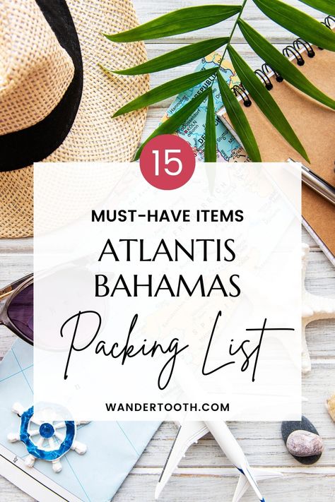 Here are 15 helpful items that you probably haven't thought of - but should totally add to your Atlantis Bahamas packing list right now. Bahama Packing List, Packing List For Bahamas, What To Pack For Bahamas Vacation, Sandals Bahamas, Bahamas Packing List, Bahamas Family Vacation, Resort Packing List, Bahamas Outfit, Bahamas Trip