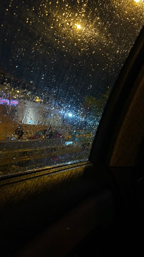 Aesthetic Rain, Rainy Day Aesthetic, Birthday Captions Instagram, Night Rain, Sky Pictures, Night Scenery, Rainy Night, Driving Pictures, Fake Pictures