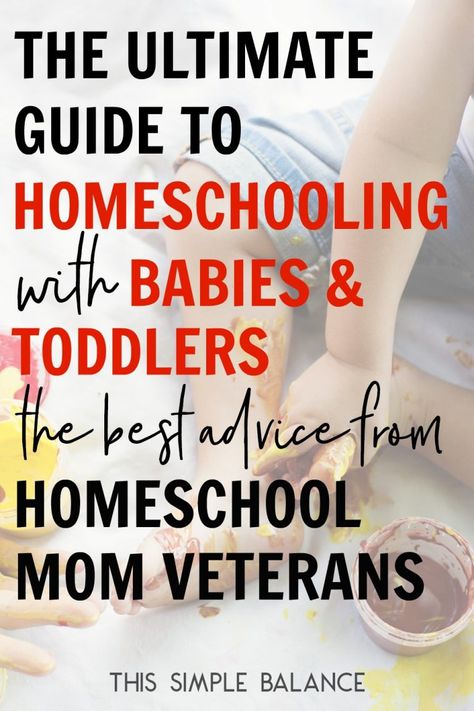 The Ultimate Guide to Homeschooling with Babies and Toddlers | This Simple Balance Homeschooling Kindergarten, Homeschooling Activities, Behavior Goals, Community Services, Toddler Homeschool, Pregnancy Info, College Education, Pregnancy Information, How To Start Homeschooling