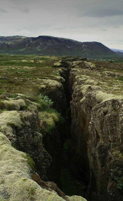 Thingvellir National Park ~ meeting of two tectonic plates Þingvellir National Park, Thingvellir National Park Iceland, Adjective Project, Tectonic Plates, Travel Iceland, Thingvellir National Park, Magic System, Plate Tectonics, Northern Europe