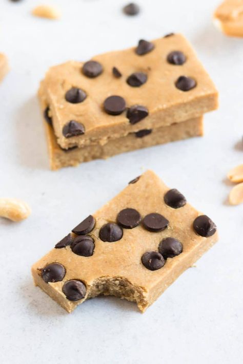 Perfect Bar Recipe, Perfect Bars, No Bake Protein Bars, Paleo Protein Bars, Gluten Free Cookie Dough, Paleo Protein, Protein Bars Homemade, Perfect Bar, Healthy Protein Snacks