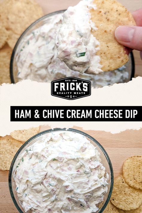 Cream Cheese And Ham Dip, Ham Dip Cream Cheese, Ham Dip Recipe, Ham Dip, Chive Cream Cheese, Cream Cheese Recipes Dip, Cheese Dip Recipe, Cream Cheese Dip, Sour Cream Dip