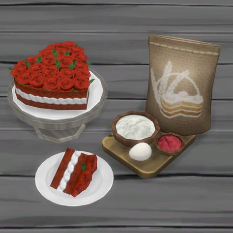 Red Velvet Heart Cake, Heart Cake Recipes, Rainbow Layer Cakes, Cream Cheese Frosting Cake, Cooking For A Group, Casas The Sims 4, Custom Recipe, Barbie Cake, Velvet Heart