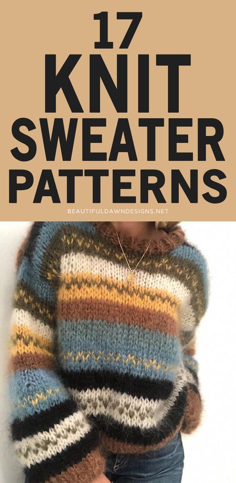 Strikkeopskrift Oversize Sweater, Knitted Sweater Patterns, Chunky Knit Sweater Pattern, Easy Sweater Knitting Patterns, Cable Knit Sweater Pattern, Advanced Knitting, Knitting Patterns Free Sweater, Knit Cardigan Pattern, Jumper Knitting Pattern