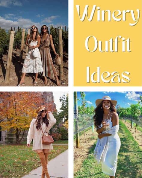 35 Winery Outfit Ideas For Your Vineyard Trips - ljanestyle Outfits For Winery Summer, Napa Wine Tasting Outfit Spring, What To Wear To A Winery In The Spring, Wine Tour Outfit Spring, Outfit For Winery Wine Tasting, Spring Winery Outfit Wine Tasting, Dress For Winery, Wine Vineyard Outfit Summer, Wine Tour Outfit Summer