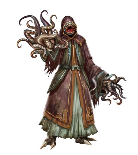 Venedaemon Sorcerer casting spell - Pathfinder PFRPG DND D&D 3.5 5E 5th ed d20 fantasy Dnd Abberation Art, Dnd Aberrations Art, Dnd Abberation, Great Old One Warlock, Warlock Dnd, Great Old One, Call Of Cthulhu Rpg, Lovecraftian Horror, Eldritch Horror