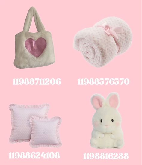 Bloxburg Pink Pillow Decal, Pink Bloxburg Bedroom Ideas, Coquette Pillow Decals Bloxburg, Bloxburg Self Care Decal Codes, Soap Bloxburg Decal, Bloxburg Bunny Decal Codes, Bunny Decals Bloxburg, Cutecore Bloxburg Decals, Minimalistic Decals Bloxburg