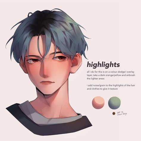 Then add details!! 
Vinnuf on IG :) Palette Art, Digital Art Beginner, Idee Cosplay, Coloring Tutorial, Digital Painting Tutorials, Art Tutorials Drawing, Digital Art Tutorial, Drawing Base, Art Inspiration Drawing