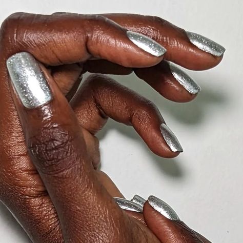 Nails Manicure, Silver Nails, Opi Nails, November 17, Hand Care, Manicure, In This Moment, Nails, Silver