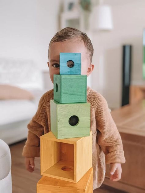 Baby & Kids Toys Stacking Boxes, Toy Wagon, Best Baby Toys, Wooden Educational Toys, Christmas Gifting, Wooden Rainbow, Non Toxic Paint, Rainbow Colours, Nesting Boxes