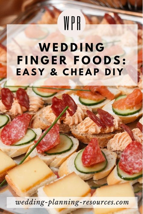 Looking for Wedding cocktail hour food ideas? Wedding appetizers to make ahead? DIY wedding reception finger food? Easy appetizers for cocktail hour? In this guide, we’re sharing a list of wedding appetizer ideas that your guests will love! #cocktailhour #wedding #cocktailhourappetizers #diyappetizers #cocktailtime #cocktailbar #cocktailparty #instaweddings #weddinginsperation Appetizer Wedding Reception Food Bars, Backyard Wedding Finger Foods, Cocktail Reception Food Ideas, Finger Food For A Wedding Reception, Diy Canapes Wedding, No Cook Wedding Appetizers, Easy Wedding Canapes, Small Wedding Reception Finger Food Ideas, Cocktail Canapes Appetizer Ideas