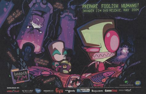 Invader Zim Official Art, Invader Zim Gir Wallpaper Laptop, Invader Zim Desktop Wallpaper, Invader Zim Laptop Wallpaper, Invader Zim Wallpapers Computer, Emo Desktop Wallpaper, Invader Zim Poster, Invader Zim Aesthetic, Invader Zim Wallpapers