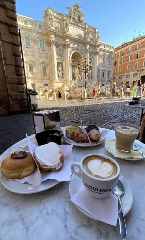 Rome Coffee, Breakfast Coffee, Italian Summer, Italy Vacation, Sweet Life, Italy Travel, Rome, Coffee Shop, Italy