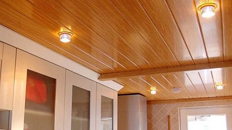 12 Best PVC Ceiling Designs With Pictures In India | Styles At Life Office Ceiling Design, Wood Ceiling Panels, Latest False Ceiling Designs, Ceiling Diy, Pvc Ceiling Panels, Gypsum Ceiling Design, Wooden Ceiling Design, Plafon Gypsum, Pvc Ceiling Design