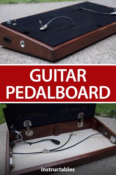 Diy Pedalboard Design, Pedal Board Diy, Wood Pedalboard, Pedalboard Design, Pedalboard Ideas, Diy Pedalboard, Guitar Pedal Board, Guitar Pedal Boards, Diy Guitar Pedal