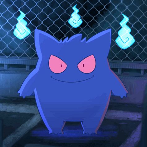 Gengar Gif, Cute Gengar, Spongebob Gif, Purple Cartoon, Helloween Wallpaper, Ghost Type Pokemon, Gengar Pokemon, Ghost Pokemon, Oc Pokemon