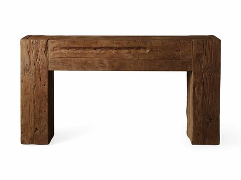 Ubud Console – Arhaus Ubud Console, Ancient Japanese Art, Living Room Console, Charred Wood, Natural Teak Wood, Dovetail Joinery, Furniture Wax, Home Entrance Decor, Console And Sofa Tables