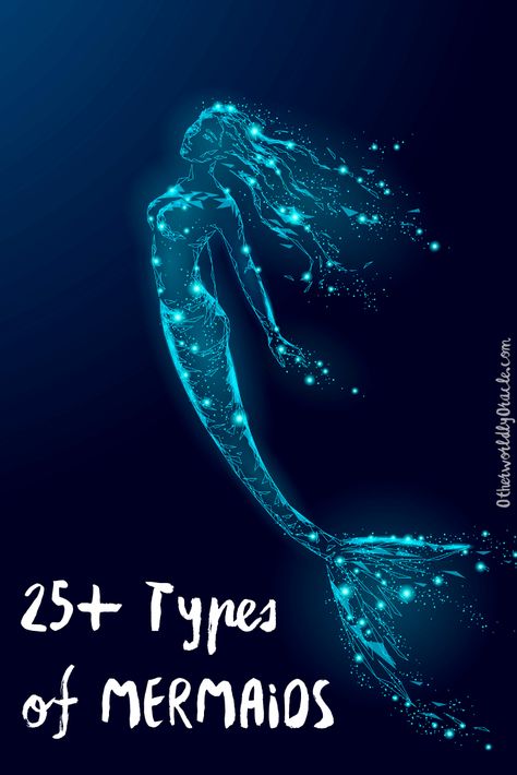 Different Kinds Of Mermaids, Mairmaid Drawing, Types Of Fantasy Creatures, Different Types Of Mermaids, Siren Vs Mermaid, Mermaid Writing Prompt, Mermaid Types, Types Of Mythical Creatures, Mermaid Aesthetic Art