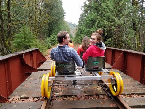 Vance Creek Railriders - Pedal The Rails! Shelton Washington, Washington Things To Do, Washington State Travel, Hood Canal, Washington Travel, Olympic Peninsula, Light Backpack, Road Trip Fun, Get Outdoors