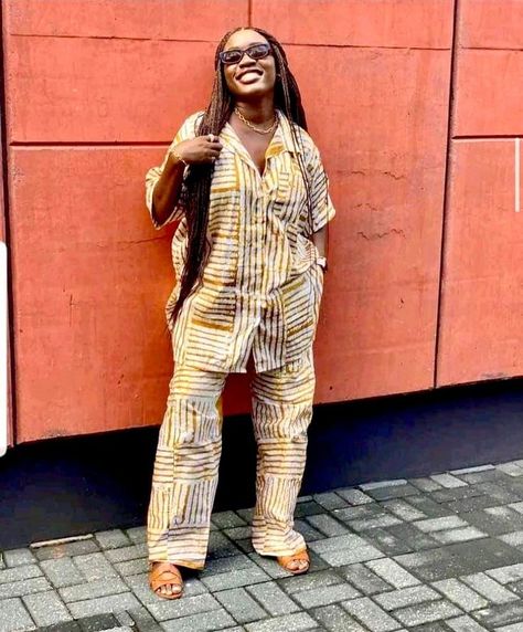 Adire Shirt And Trouser For Women, Adire 2 Piece Set, African Tie Dye Dresses, Adire Top And Trouser Styles For Ladies, Shirts And Trousers Women, Adire Pant And Top, 2 Piece Outfit Set Pants Nigeria, Kampala Two Piece Style, Adire Trousers Styles For Women