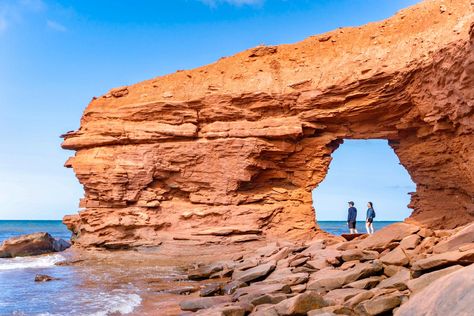 3 Adventures You Have To Try In Cavendish Beach, PEI - Cavendish Beach Cavendish Pei, Cavendish Beach, Famous Lighthouses, East Coast Road Trip, Atlantic Canada, Stories To Tell, Green Hills, Beach Adventure, Prince Edward Island