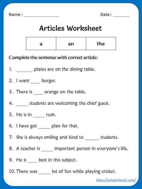 Articles Worksheets for 5th grade - Your Home Teacher Passage Comprehension, English Questions, Article Grammar, Conjunctions Worksheet, Articles Worksheet, Punctuation Worksheets, Worksheets For Class 1, Materi Bahasa Inggris, English Grammar Exercises