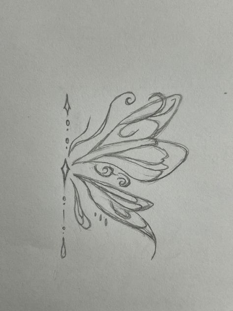 Butterfly sketch pretty Tato Henna, Idee Cricut, Drawing Hands, Drawing Hair, Indie Drawings, Seni Dan Kraf, صفحات التلوين, Tattoo Style Drawings, Drawing Faces