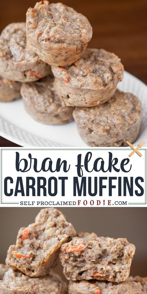 I made these kid friendly Healthy Bran Flake Muffins with bran flakes, greek yogurt, applesauce, carrots, and other healthy ingredients in my kitchen! #muffins #recipe #branflake #carrot #applesauce #yogurt #healthy #easy Recipes With Bran Flakes, Bran Flakes Recipes, Bran Flake Muffins, Carrot Applesauce, Healthy Breakfast Recipes Clean Eating, Bran Flakes, Flake Recipes, Bran Muffin Recipes, Applesauce Muffins