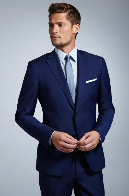 Navy Suit Grey Waistcoat, Navy Suit Blue Shirt, Navy Suit Brown Shoes, Navy Suit Style, Navy Suit Tie, Grad Suits, Navy Groomsmen Suits, Navy Tux, Navy Suit Wedding