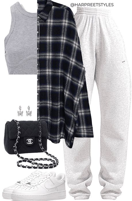 Flannel Outfits, Pakaian Feminin, Populaire Outfits, Cute Lazy Outfits, Mode Kpop, Tomboy Style Outfits, Causual Outfits, Cute Everyday Outfits, Cute Simple Outfits