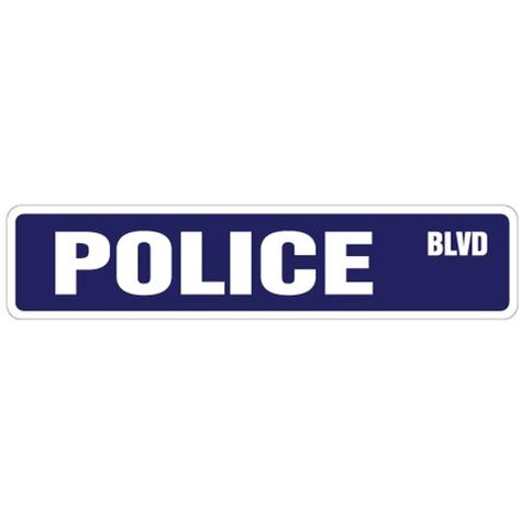 [SignJoker] POLICE Street Sign new cop officer law man gift novelty road Wall Plaque Decoration *** You can find out more details at the link of the image. (This is an affiliate link) #decorativeaccessories Police Sign, Colorful Lettering, Correctional Officer, Street Sign, Vinyl Signs, Room Signs, Street Signs, Wall Plaque, Sense Of Humor