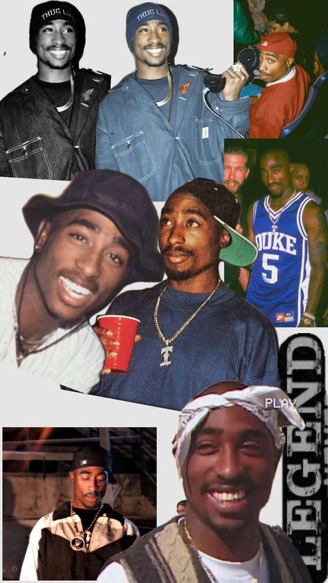 Tupac Collage, Eminem M&m, Tupac Photos, 2pac Videos, 90s Rappers Aesthetic, Tupac Makaveli, Tupac Wallpaper, 90s Rappers, Hug Life