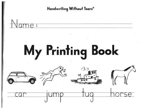 Handwriting Without TEARS Practice Book Hand Writing Without Tears Printables, Handwriting Without Tears Printables, Writing Without Tears, Alphabet Chart Printable, Mat Man, Handwriting Without Tears, Kid Books, Handwriting Practice Sheets, Free Handwriting