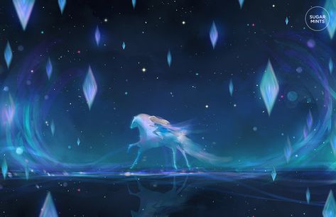 Frozen Poster, Frozen Fan Art, Moon Kingdom, Disney Concept Art, Frozen Inspired, Into The Unknown, Sailor Moon Art, Disney Frozen Elsa, Snow Queen