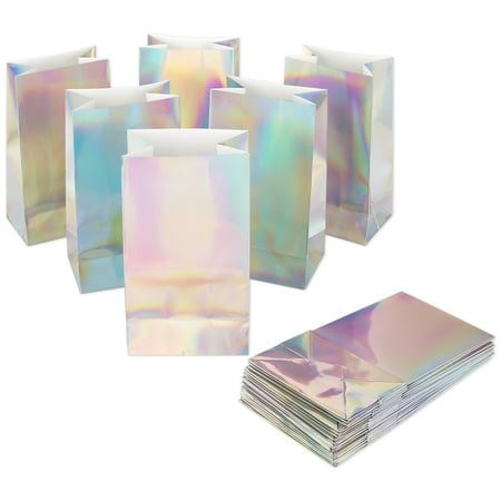 Holographic Party, Iridescent Decor, Iridescent Party, Desain Pantry, Holiday Favors, Travel Cubes, Gift Card Envelope, Gift Card Boxes, Silver Party