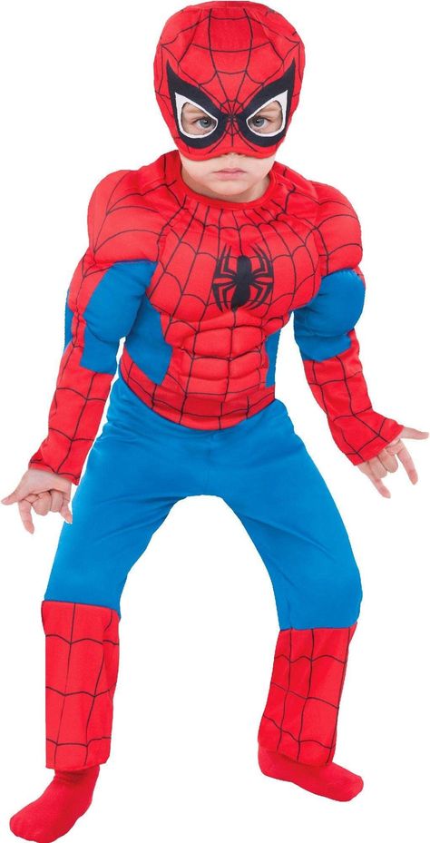 Spiderman Halloween Costume, Spider Man Halloween, Toddler Boy Costumes, Toddler Boy Halloween Costumes, Party City Costumes, Superhero Spiderman, Costume Disney, Marvel Costumes, Spiderman Costume