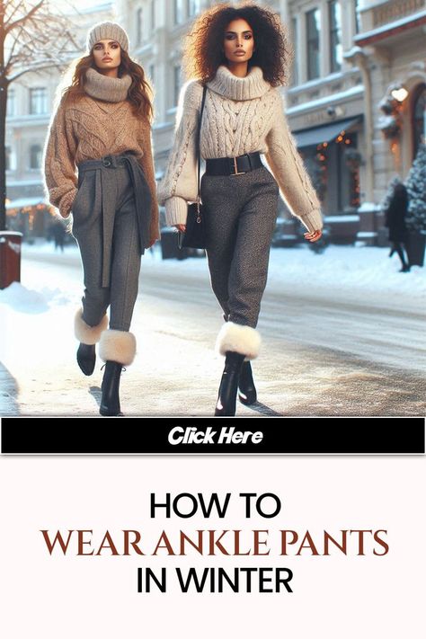 How To Wear Ankle Pants in Winter Long Blazers, Pants For Winter, Curated Outfit, High Ankle Boots, Ankle Length Jeans, Cold Weather Fashion, Long Blazer, Fashion Mistakes, Plaid Blazer