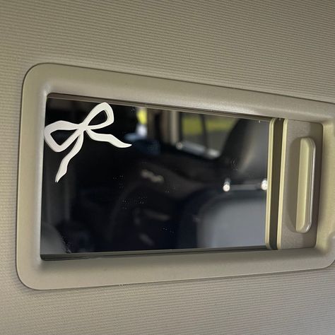 Add a touch of charm to your car with our Bow Decal, a stylish rearview mirror sticker featuring a cute bow design. This Coquette car sticker is perfect for adorning car windows or tumblers, offering a small yet delightful accent to your accessories.  Option to buy a pack of 5 or 10 bows & decorate your water bottle or laptop! ❁VINYL DECAL INSTRUCTIONS ARE LOCATED IN THE LISTING PHOTOS. This is NOT a big sticker. Please review application instructions before you apply your sticker. Once applied Coquette Car, Bow Sticker, Girly Car Accessories, Car Deco, Cool Car Accessories, Girly Car, Car Essentials, Car Rearview Mirror, Cute Car Accessories